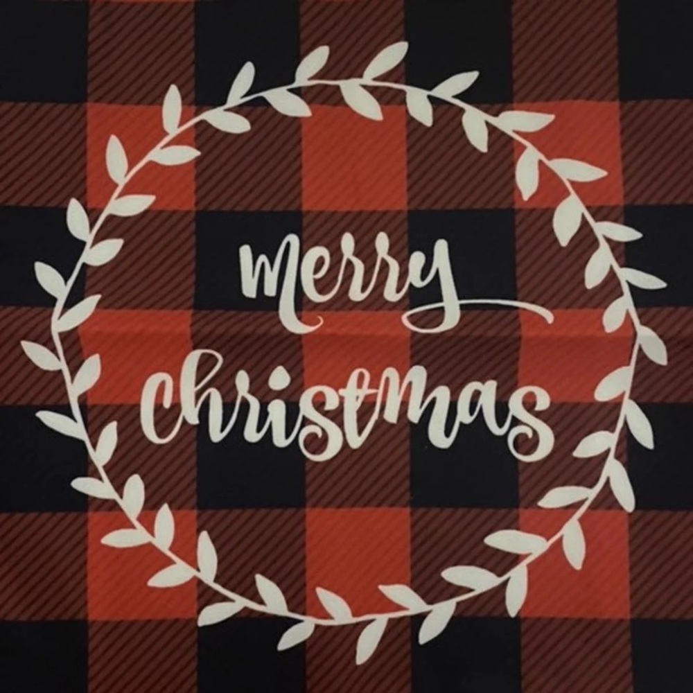 🔖NWT - Plaid Christmas Pillow Cover
